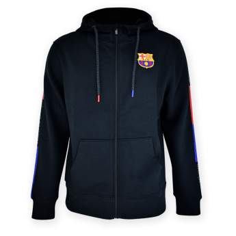 FC Barcelona geacă de iarnă cu gluga pentru copii Race black