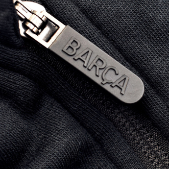 FC Barcelona geacă de iarnă cu gluga pentru copii Race black