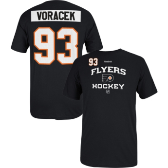 Philadelphia Flyers tricou de bărbați #93 Jakub Voráček Center Ice black