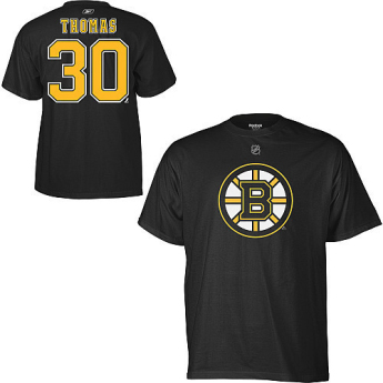Boston Bruins tricou de bărbați #30 Tim Thomas black