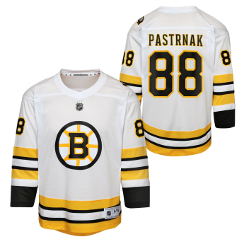 Boston Bruins tricou de hochei pentru copii David Pastrnak Replica White