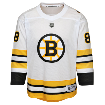 Boston Bruins tricou de hochei pentru copii David Pastrnak Replica White