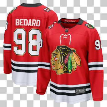 Chicago Blackhawks tricou de hochei Connor Bedard #98 Centennial Home Breakaway Jersey