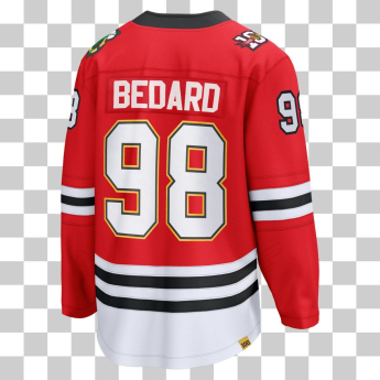 Chicago Blackhawks tricou de hochei Connor Bedard #98 Centennial Home Breakaway Jersey