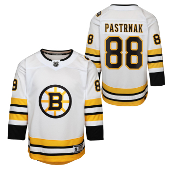 Boston Bruins tricou de hochei pentru copii David Pastrnak Premier White