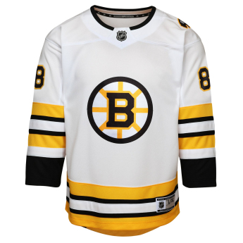 Boston Bruins tricou de hochei pentru copii David Pastrnak Premier White