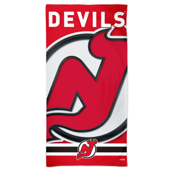 New Jersey Devils prosop Spectra Beach Towel