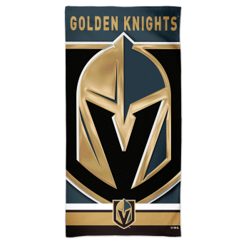 Vegas Golden Knights prosop Spectra Beach Towel