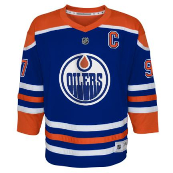 Edmonton Oilers tricou de hochei pentru copii Connor McDavid Replica Home