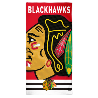 Chicago Blackhawks prosop Spectra Beach Towel