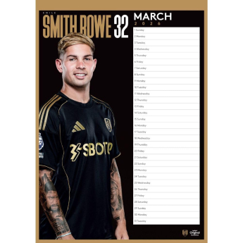 Fulham calendar 2026