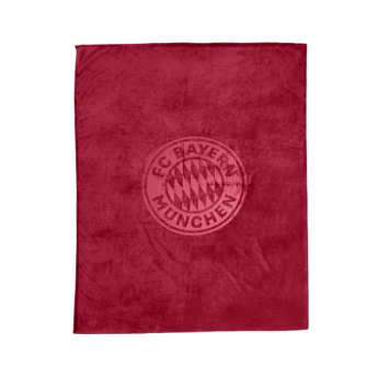 Bayern München pătură de lână bordeaux
