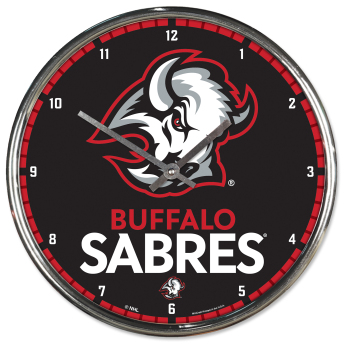 Buffalo Sabres ceas de perete Chrome