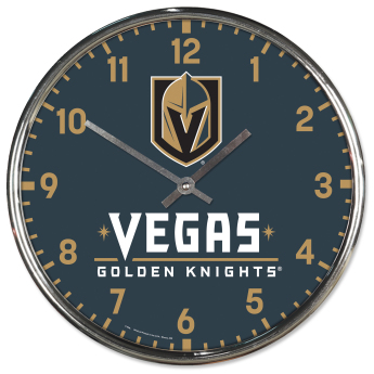 Vegas Golden Knights ceas de perete Chrome