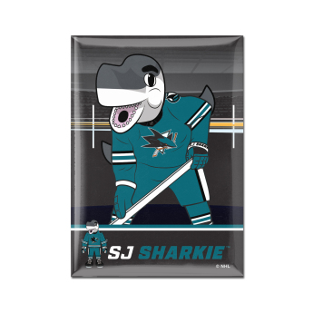 San Jose Sharks magnet Metal Mascot