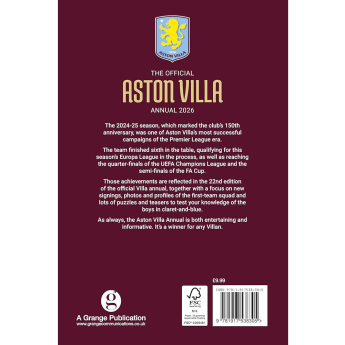 Aston Villa anuar de carte 2026