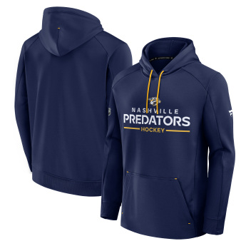 Nashville Predators hanorac de bărbați cu glugă Authentic Pro Rink Poly Fleece POH