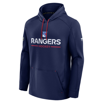 New York Rangers hanorac de bărbați cu glugă Authentic Pro Rink Poly Fleece POH