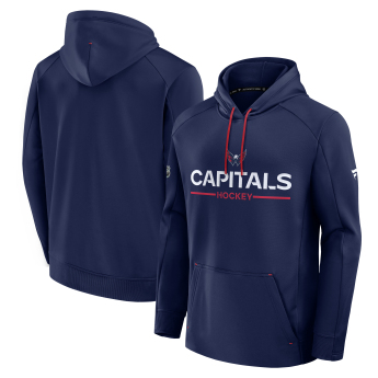 Washington Capitals hanorac de bărbați cu glugă Authentic Pro Rink Poly Fleece POH