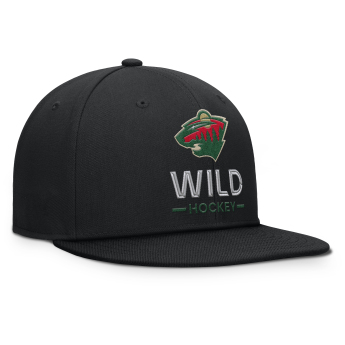 Minnesota Wild șapcă flat Authentic Pro A/Cap Flat Brim Square Visor Structured Adjustable