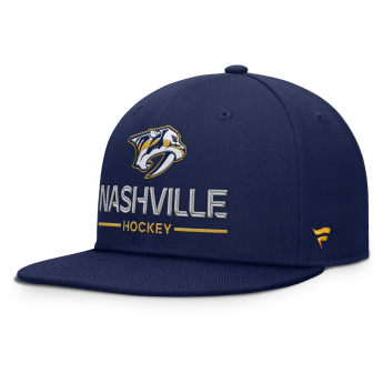 Nashville Predators șapcă flat Authentic Pro A/Cap Flat Brim Square Visor Structured Adjustable