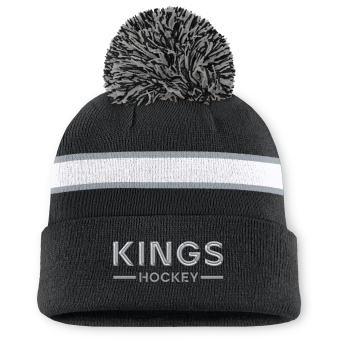 Los Angeles Kings pălărie de iarnă pentru damă Authentic Pro W/Cap Cuffed Pom Beanie