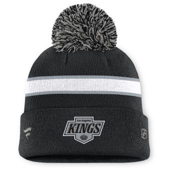 Los Angeles Kings pălărie de iarnă pentru damă Authentic Pro W/Cap Cuffed Pom Beanie