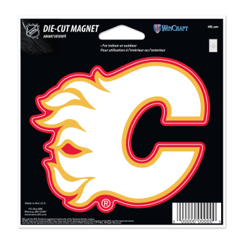Calgary Flames magnet Die Cut