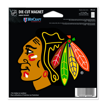 Chicago Blackhawks magnet Die Cut