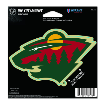 Minnesota Wild magnet Die Cut