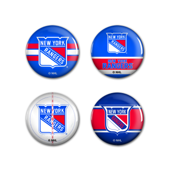 New York Rangers insignă Button 4 Pack