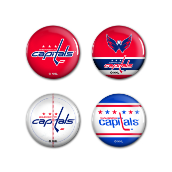 Washington Capitals insignă Button 4 Pack