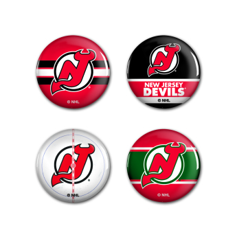 New Jersey Devils insignă Button 4 Pack
