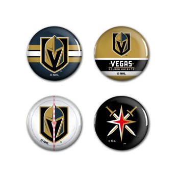 Vegas Golden Knights insignă Button 4 Pack