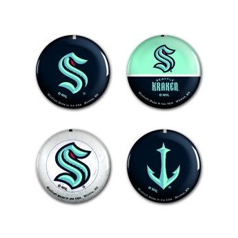 Seattle Kraken insignă Button 4 Pack