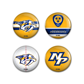 Nashville Predators insignă Button 4 Pack
