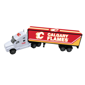 Calgary Flames camion 18-Wheeler Big Rig Truck White