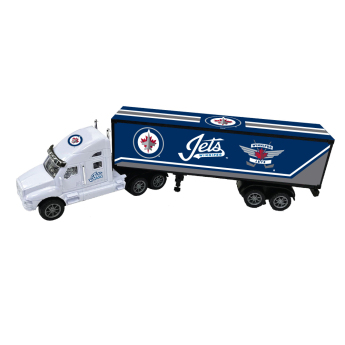 Winnipeg Jets camion 18-Wheeler Big Rig Truck Blue