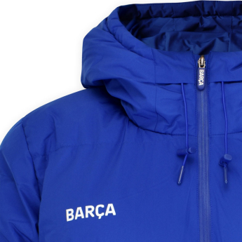FC Barcelona geacă de iarnă pentru bărbați Padded blue