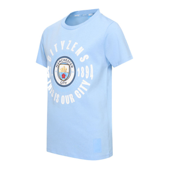 Manchester City tricou de copii Big Logo