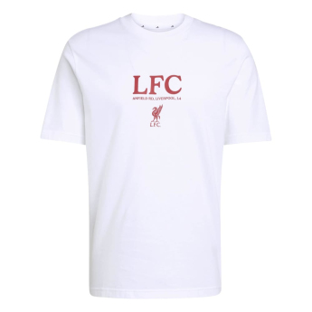FC Liverpool tricou de bărbați Graphic white