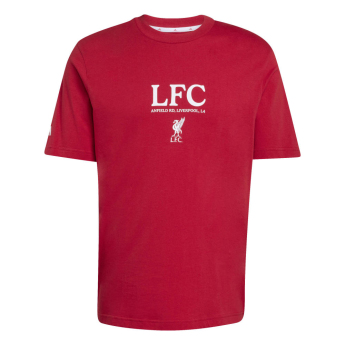 FC Liverpool tricou de bărbați SLab graphic red