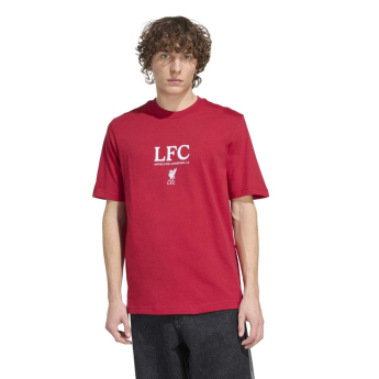 FC Liverpool tricou de bărbați SLab graphic red