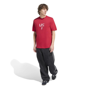 FC Liverpool tricou de bărbați SLab graphic red