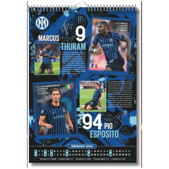 Inter Milano calendar 2026