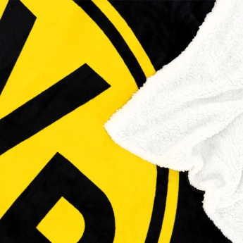Borussia Dortmund pătură de lână Sherpa