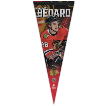 Chicago Blackhawks drapel Connor Bedard Premium Pennant