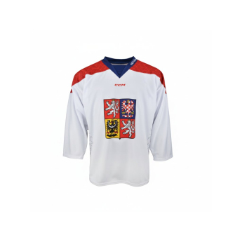 Echipa națională de hochei tricou de hochei Czech republic 2025/2026 CCM Fandres replica white