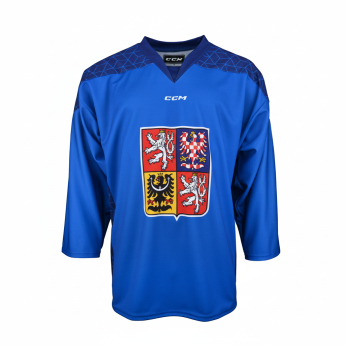 Echipa națională de hochei tricou de hochei Czech republic 2025/2026 CCM Fandres replica blue