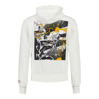 Real Madrid hanorac de bărbați cu glugă Marvel white